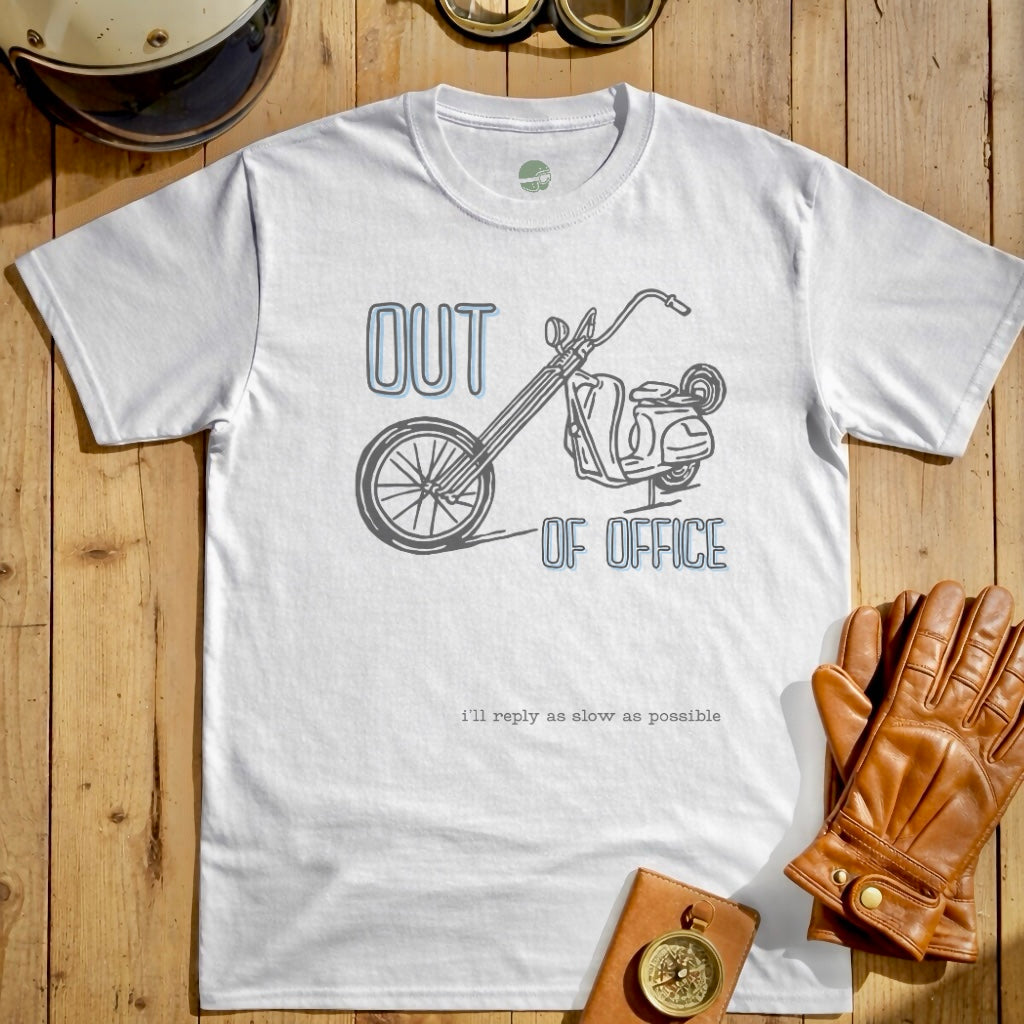 AN OUT OF OFFICE T-shirt
