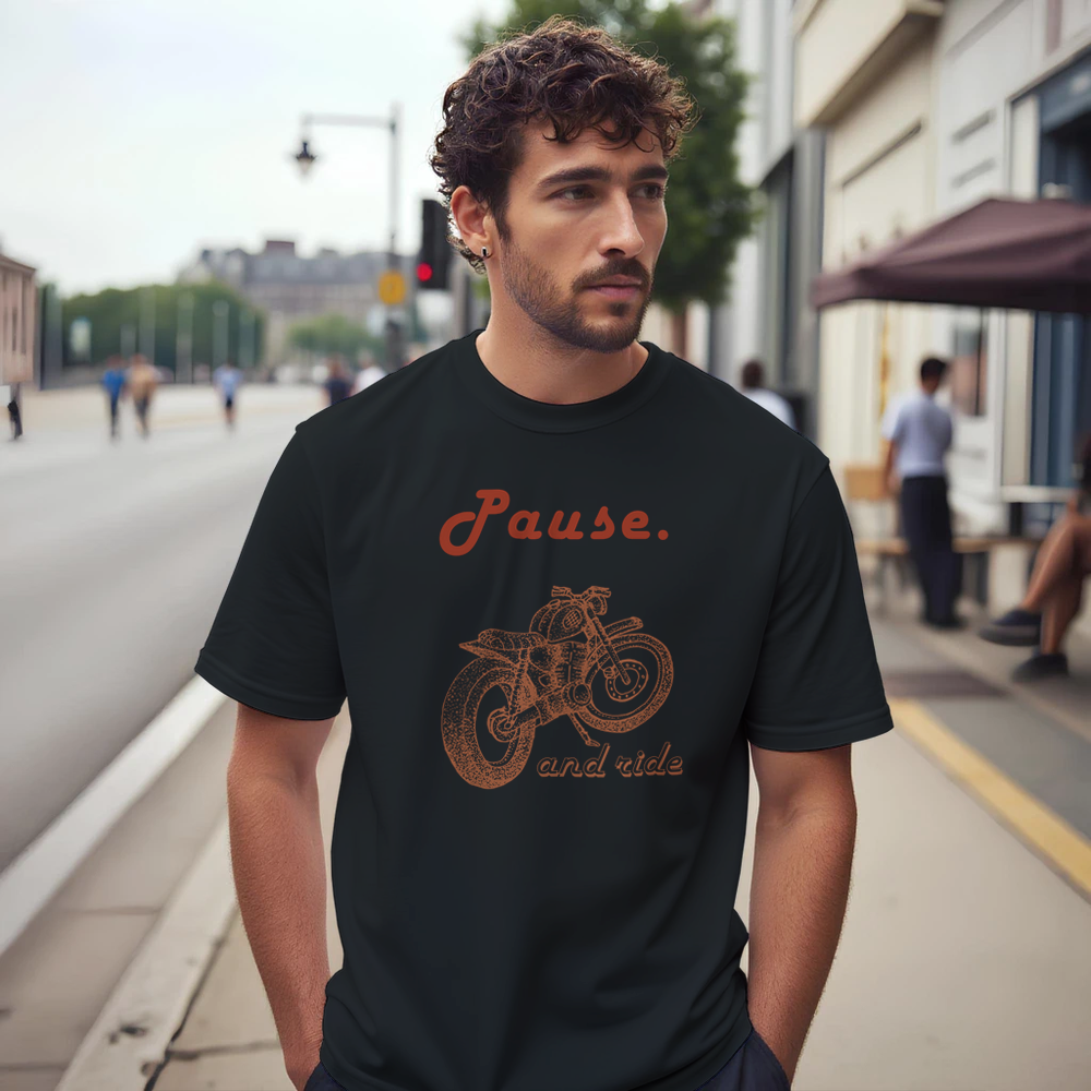 PAUSE AND RIDE T-shirt