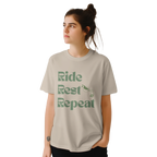 RIDE REST REPEAT Soft Cotton T-shirt